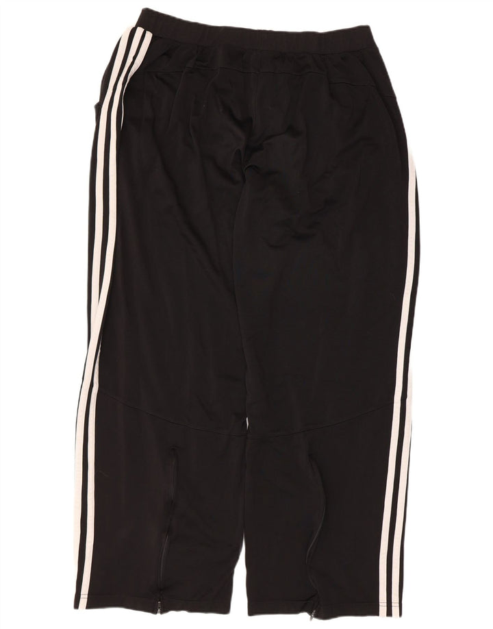 Мужские спортивные брюки Adidas XL черные из полиэстера
