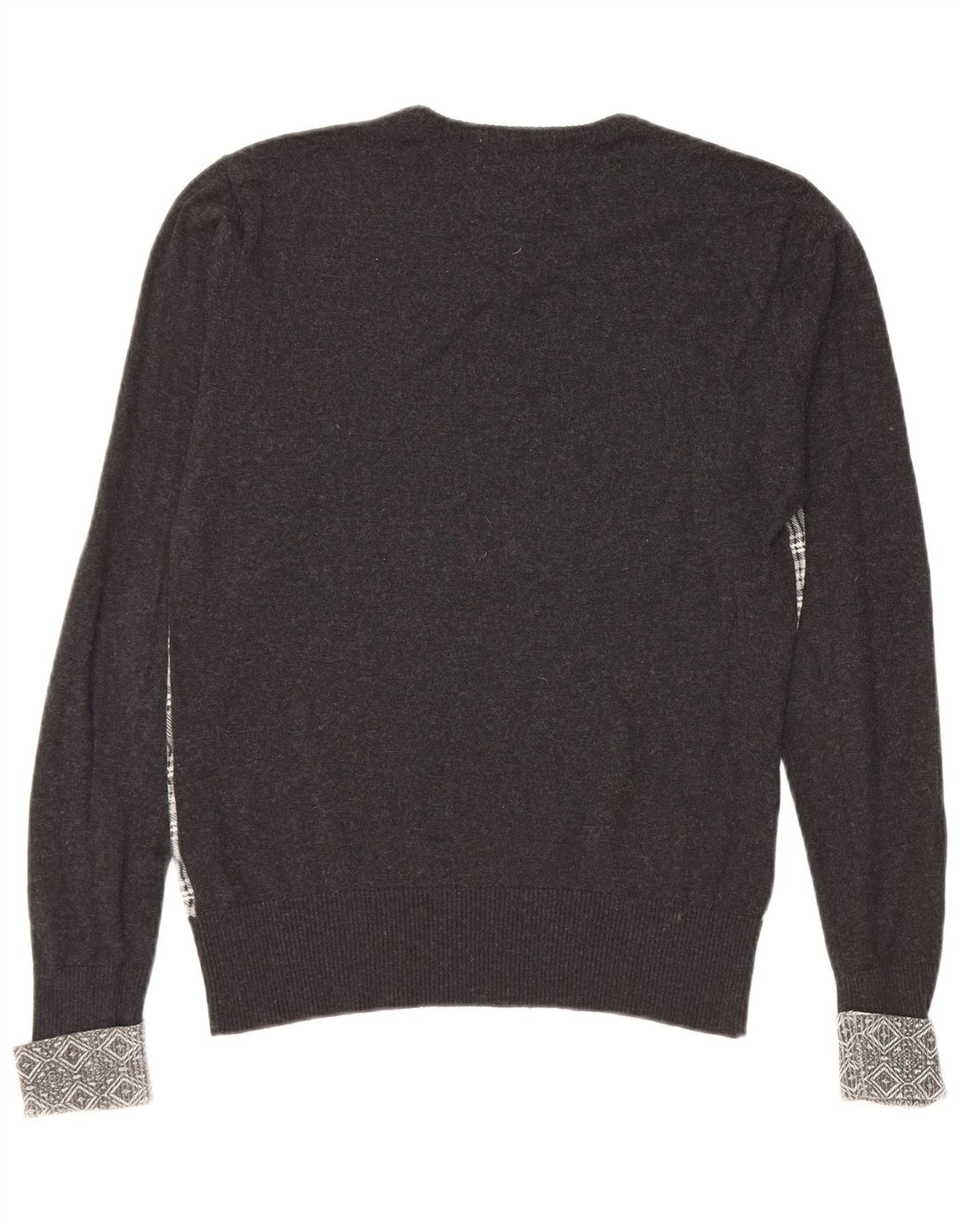 Женский джемпер с v-образным вырезом GUESS BY MARCIANO UK 10, маленький черный в клетку