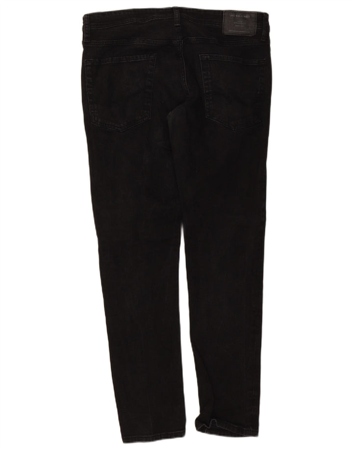 Мужские джинсы GLENN Slim W36 L32 Jack & Jones, черный хлопок