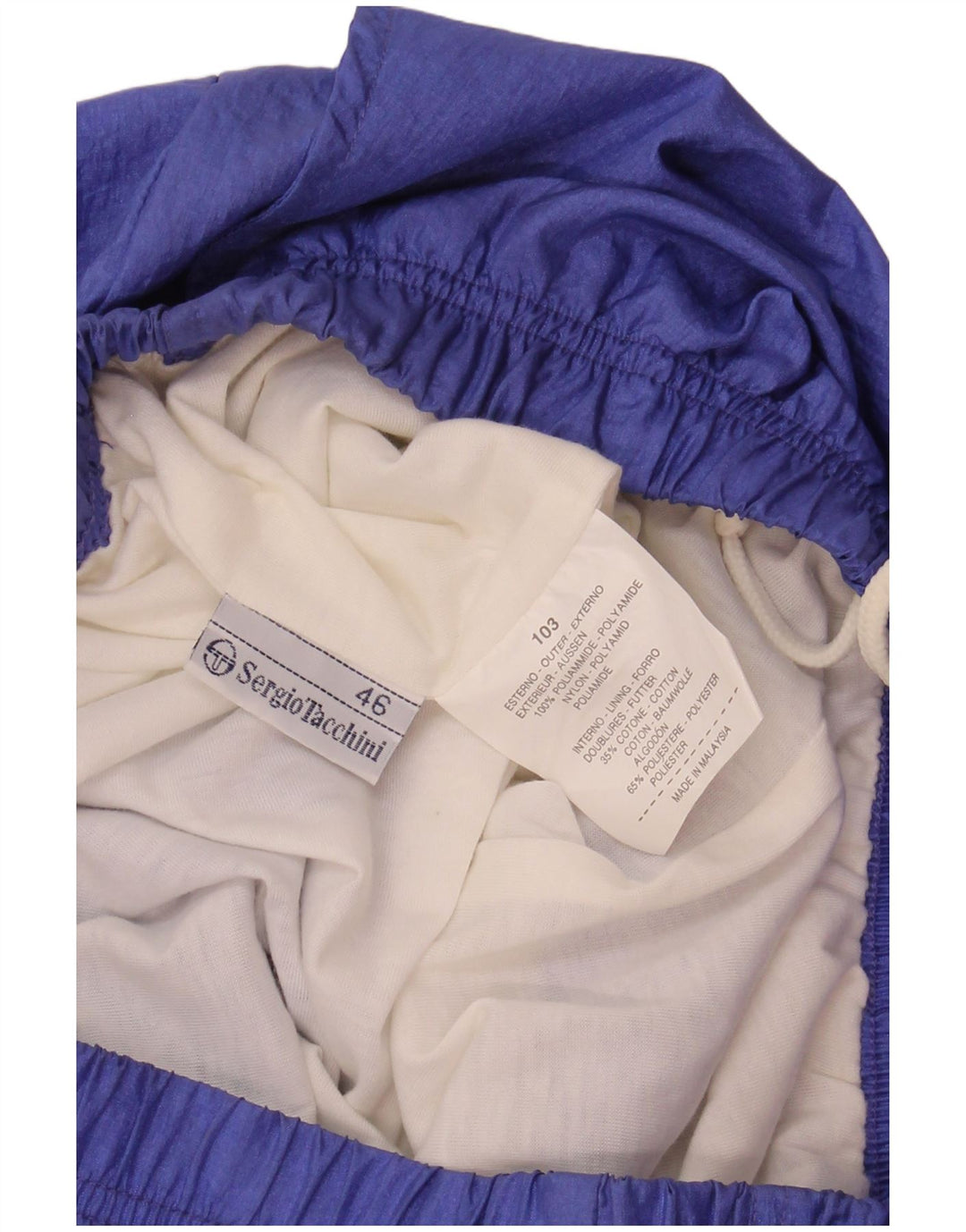 SERGIO TACCHINI Мужские спортивные брюки Джоггеры IT 46, маленький синий нейлон