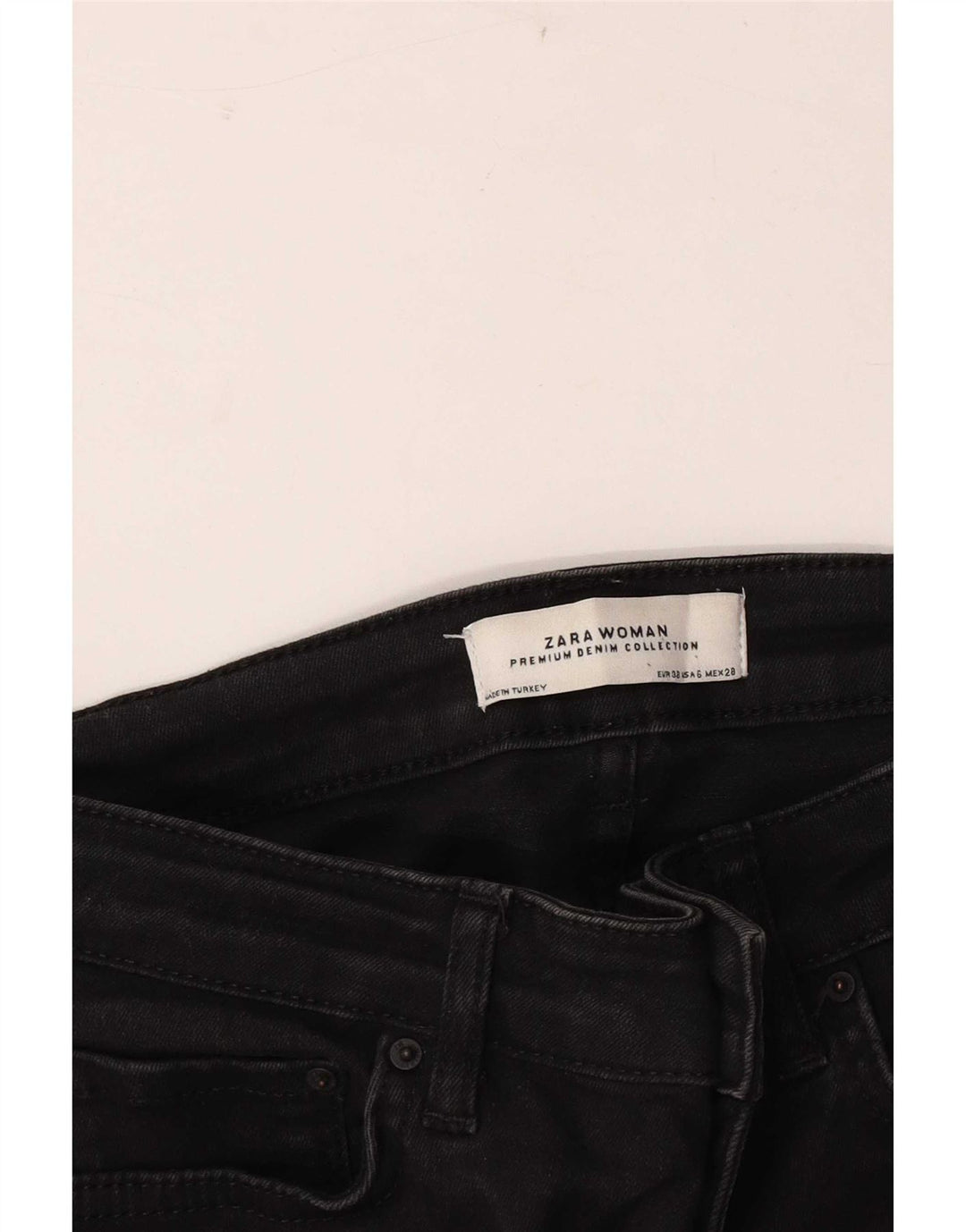 Женские расклешенные джинсы Zara EU 38 Small W28 L33, черные
