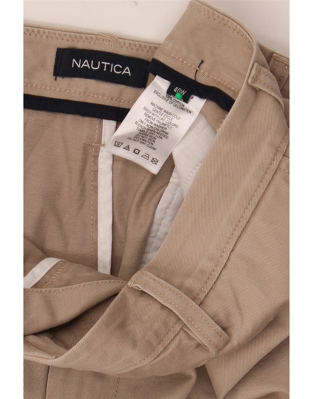 Мужские шорты чинос NAUTICA W40 XL, бежевые, хлопок
