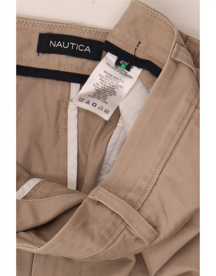 Мужские шорты чинос NAUTICA W40 XL, бежевые, хлопок