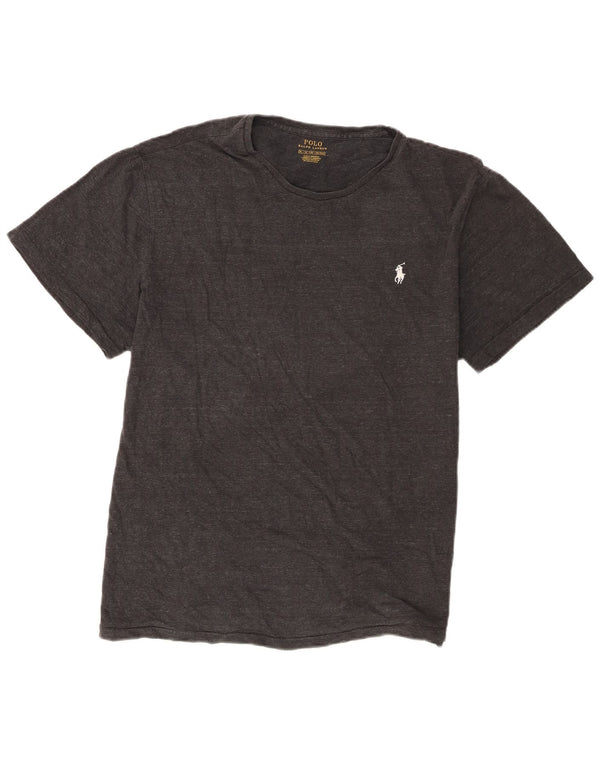 Мужская футболка с коротким рукавом Ralph Lauren, XL, серый хлопок