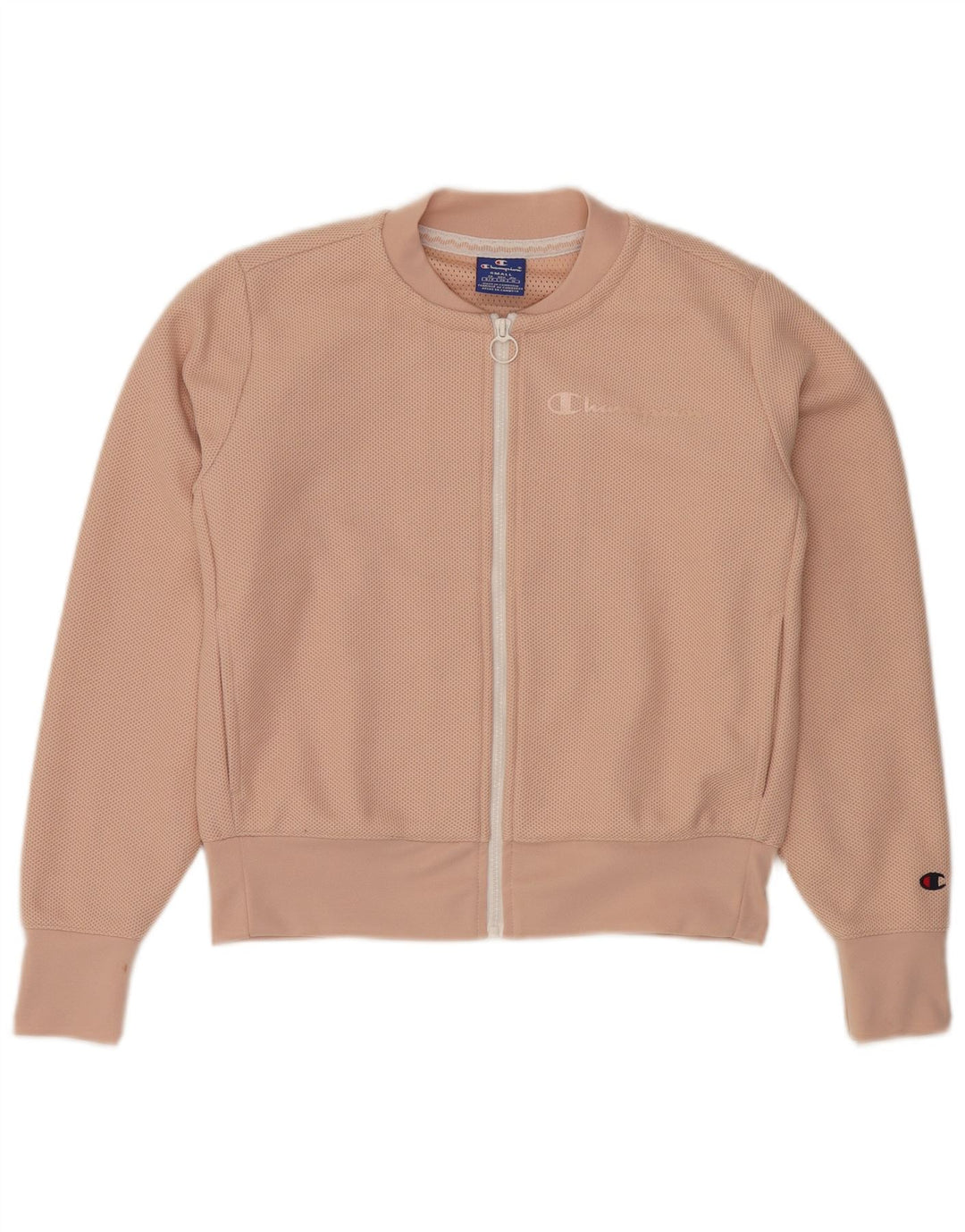 Женский укороченный спортивный костюм оверсайз CHAMPION, верхняя куртка UK 10, маленький розовый