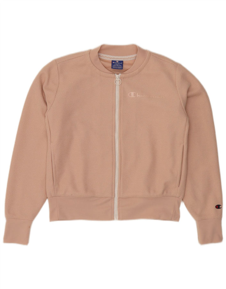Женский укороченный спортивный костюм оверсайз CHAMPION, верхняя куртка UK 10, маленький розовый