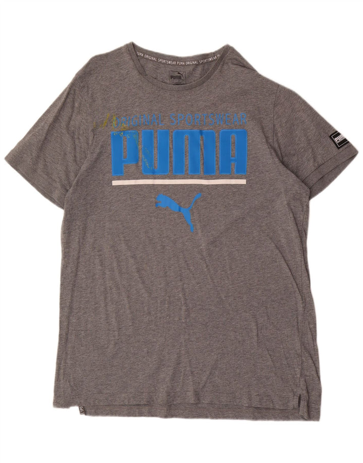 Мужская футболка с рисунком PUMA Top XL Серая