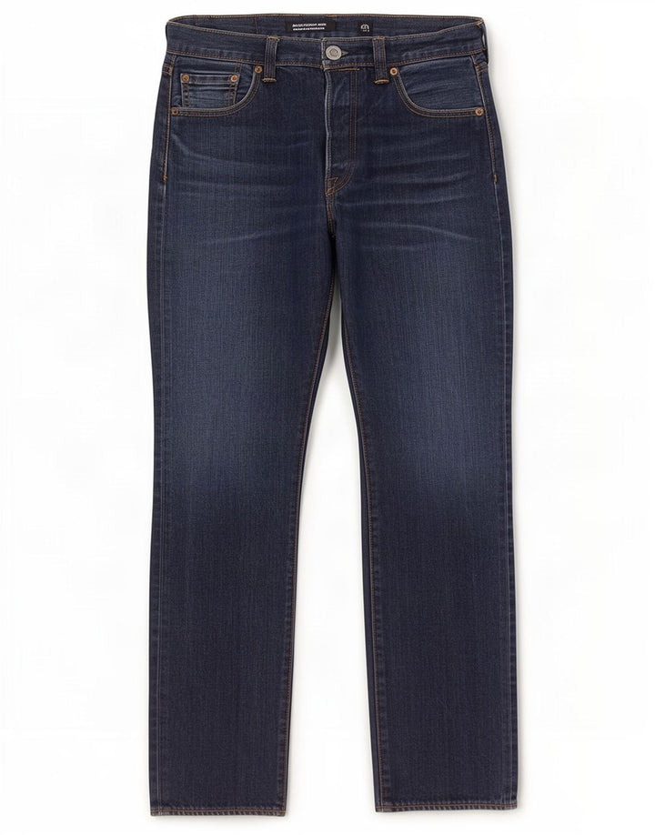 Мужские прямые джинсы Levi's 501 W30 L30 темно-синие, хлопок