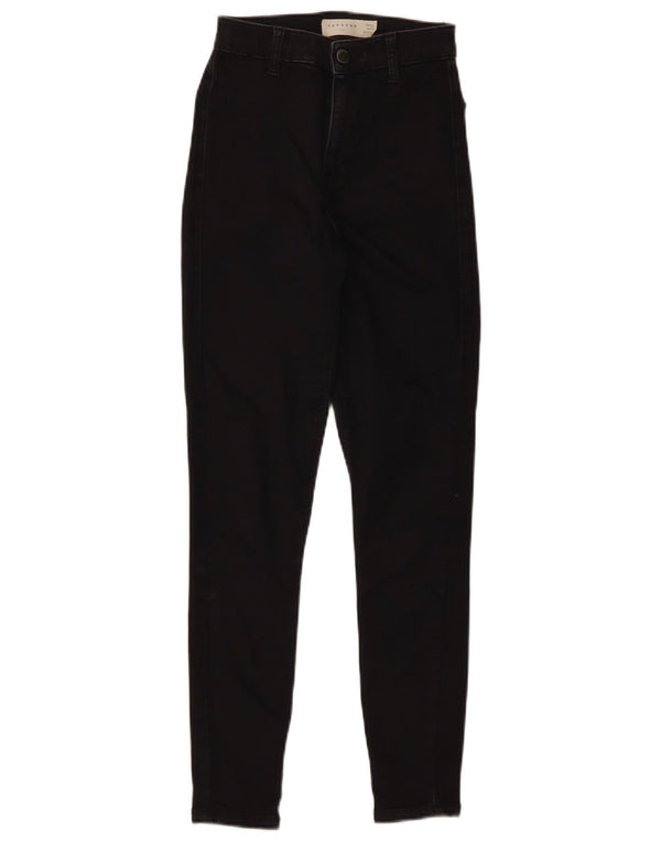 Женские джинсы скинни Topshop Joni W25 L26, черный хлопок