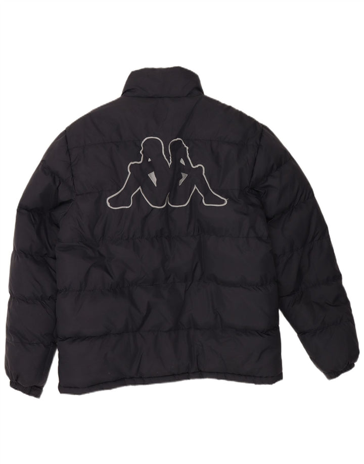 Мужская стеганая куртка KAPPA UK 40, темно-синяя, полиэстер, большая