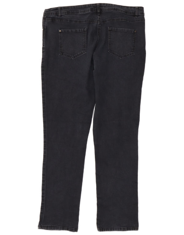 Женские узкие джинсы M&Co UK 16, большие W36 L31, темно-синие, хлопок