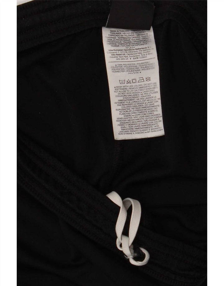 Мужские спортивные брюки Nike, джоггеры, средний черный, полиэстер с цветными блоками