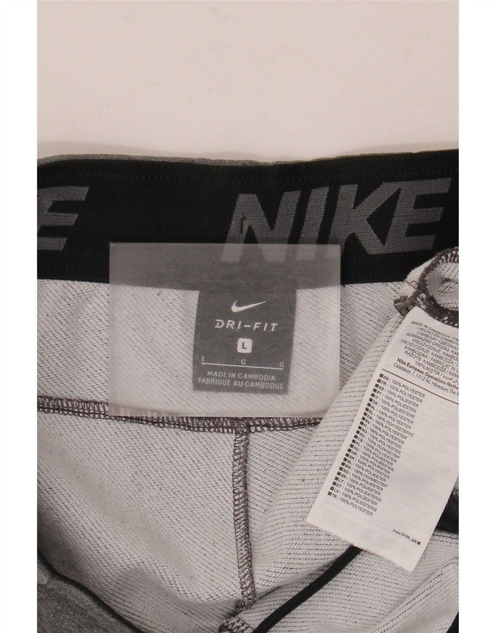 Мужские спортивные брюки Nike Dri Fit, джоггеры, большой серый полиэстер