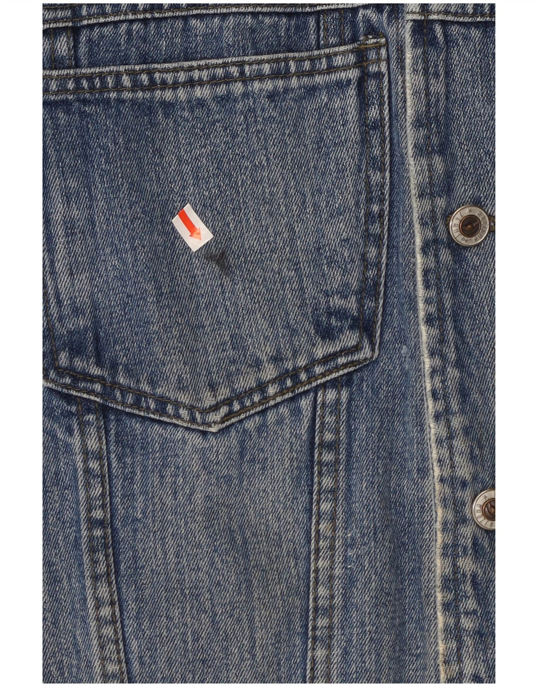 Мужская джинсовая куртка ARIZONA UK 40, большая синяя, полиамид