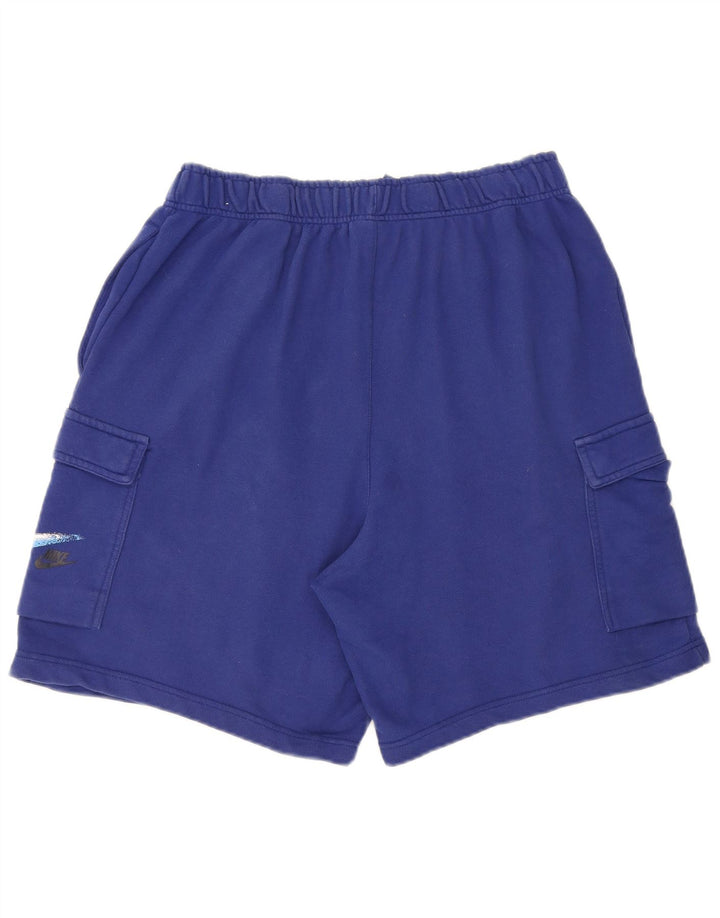 NIKE Mens Graphic Sport Shorts XL  Blue Cotton