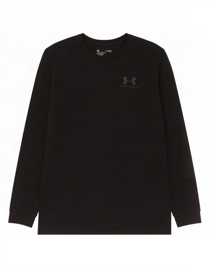 Мужской топ с длинным рукавом Under Armour, средний черный