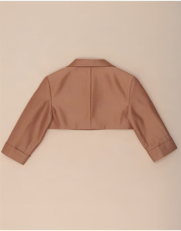 Тушь для ресниц Womens Bolero Jacket UK 10 Small Beige Floral Polyester
