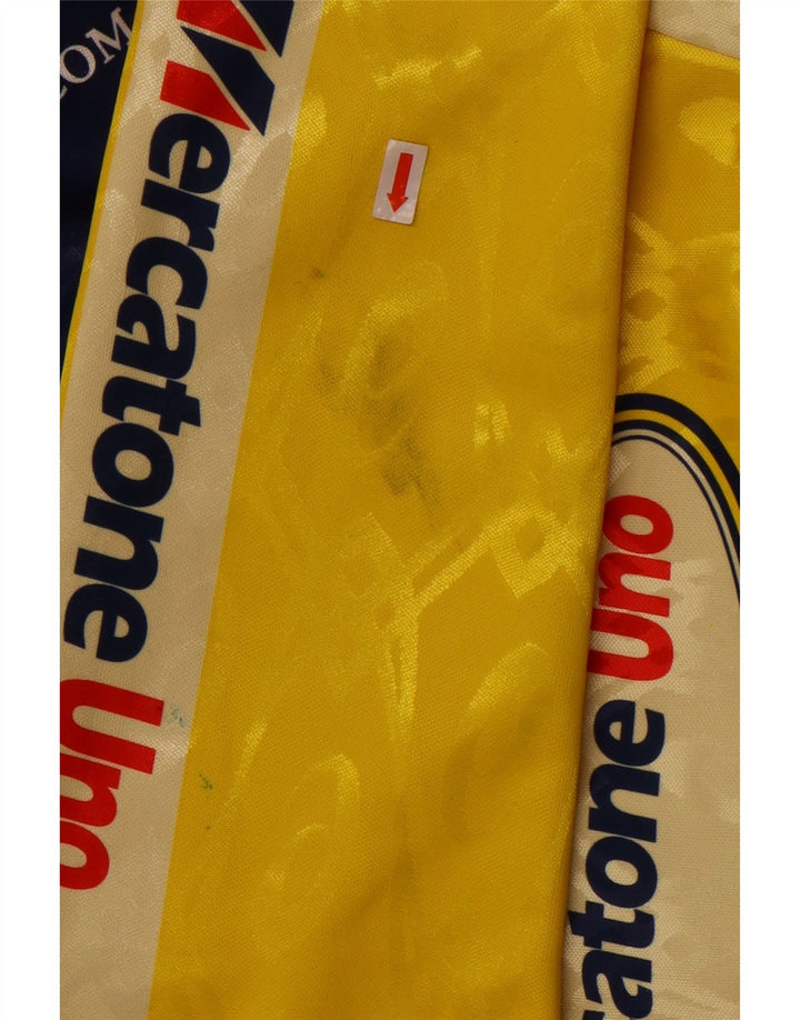 Мужская спортивная куртка с графическим рисунком Asics, большая желтая полиэстер с цветными блоками