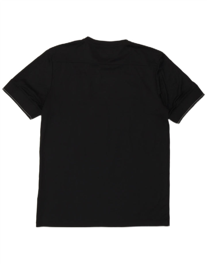 Мужская футболка Nike Dri Fit, средний черный полиэстер