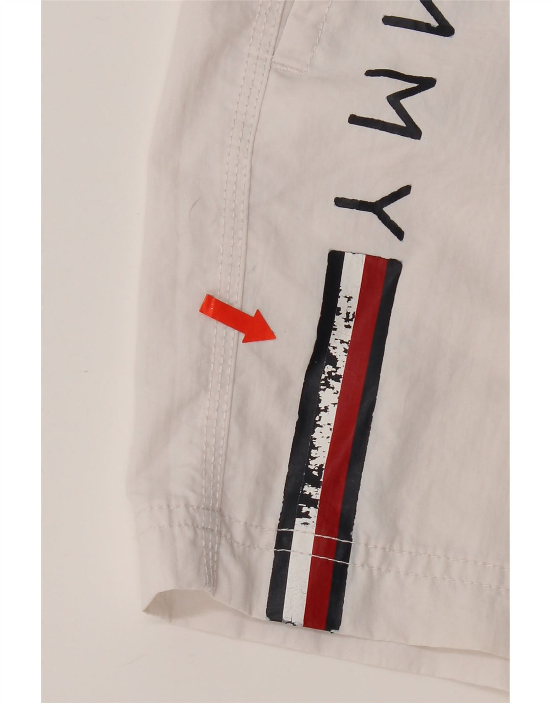 Женские шорты для плавания с рисунком Tommy Hilfiger UK 12, средние, белые