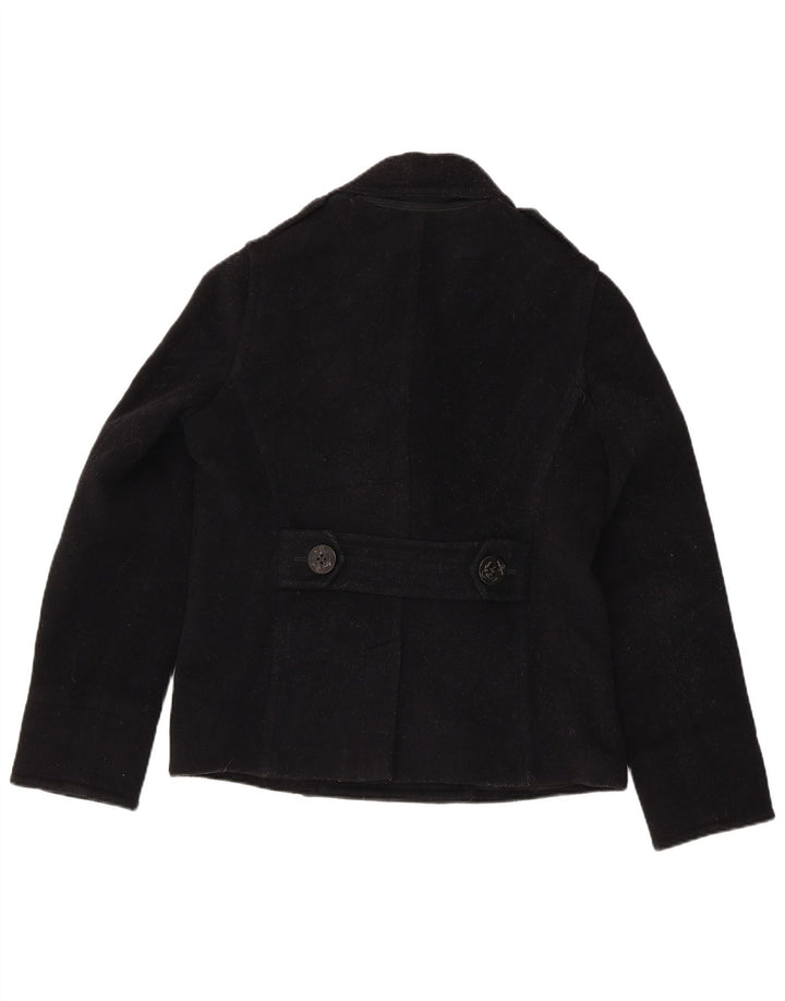 Женское бушлат Ralph Lauren UK 14, средний черный, шерсть