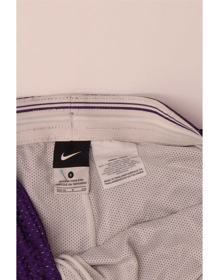 Женские спортивные шорты Nike Dri Fit, США, 4/6, маленькие, фиолетовые, полиэстер