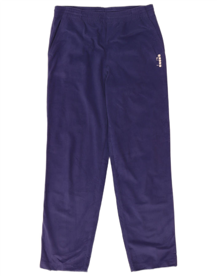 DIADORA Mens Tracksuit Trousers UK 38 Medium  Purple Polyester
