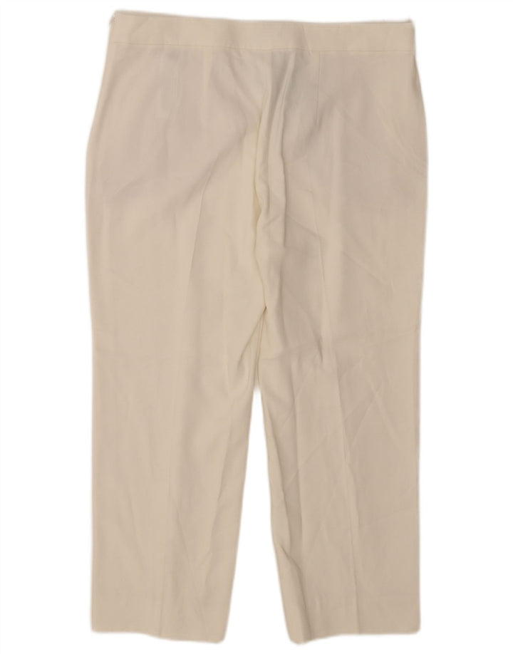 Женские капри Massimo Dutti EU 42, большие W32 L23, белая вискоза