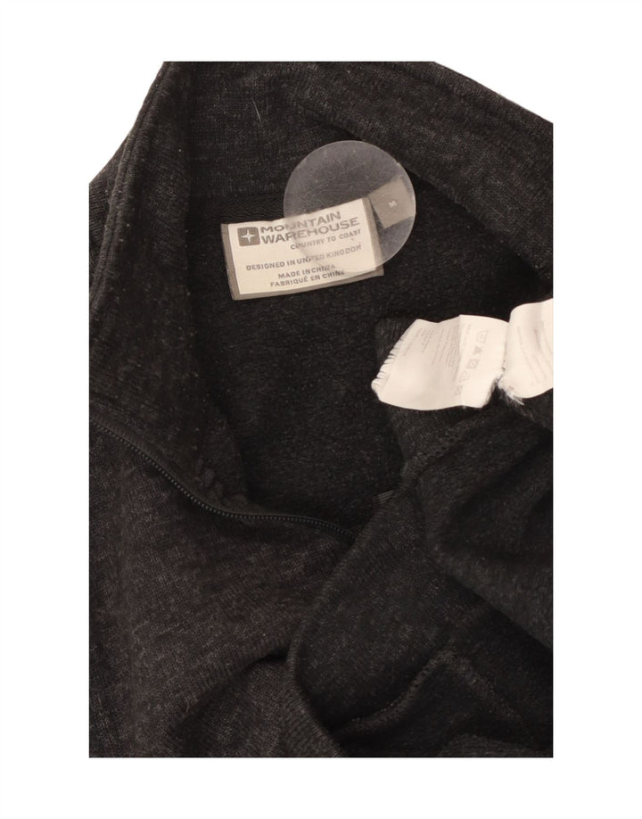 MOUNTAIN WAREHOUSE Мужской свитер с воротником на молнии, средний серый в крапинку