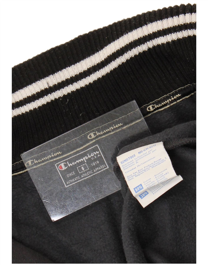 Мужской свитшот Champion на молнии, маленький серый хлопковый джемпер