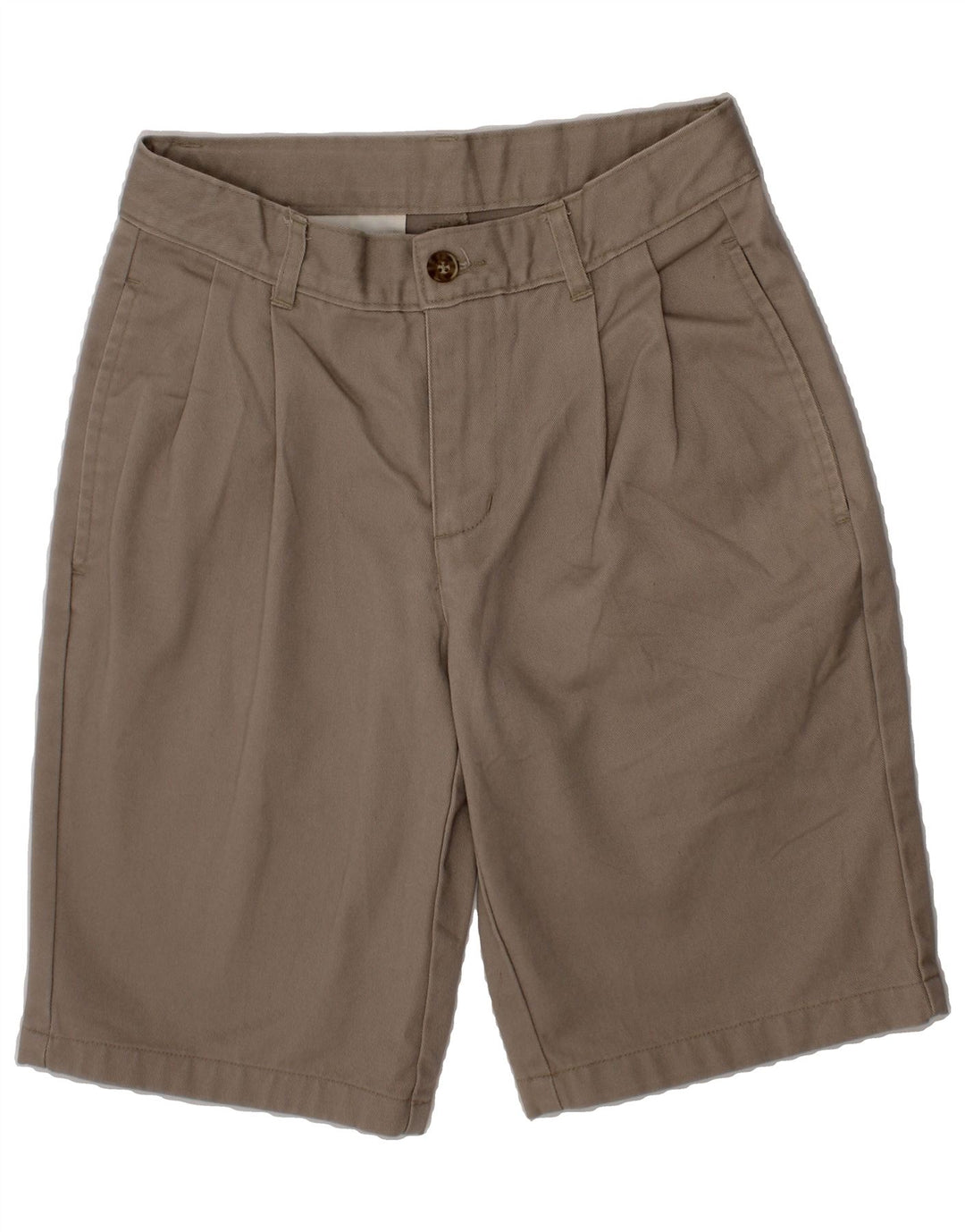 IZOD Boys Chino Shorts 9-10 Years W24 Brown Cotton Vintage Izod and Second-Hand Izod from Messina Hembry 