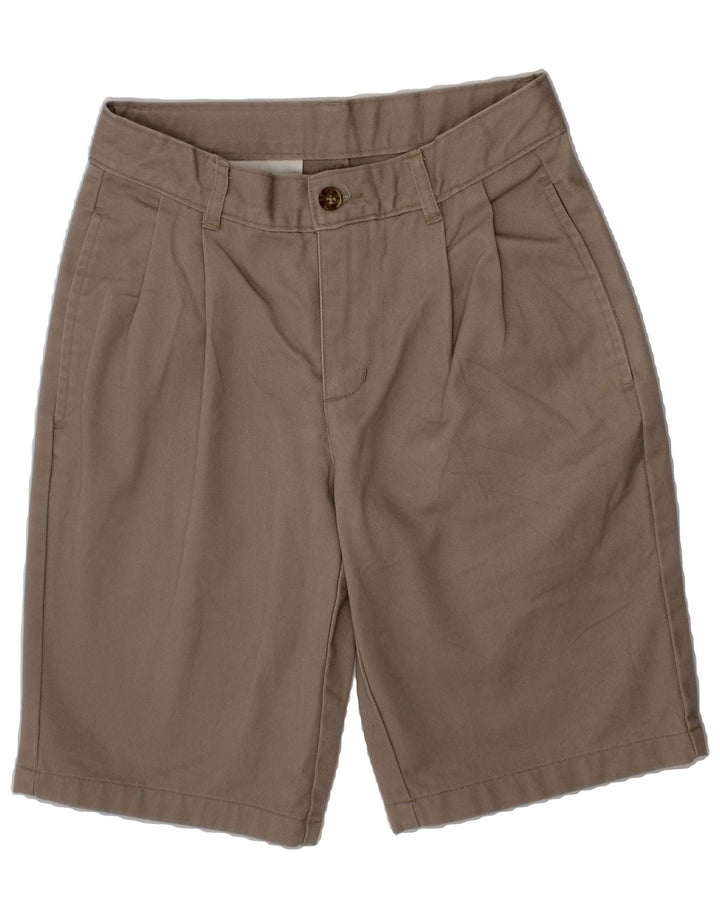 IZOD Boys Chino Shorts 9-10 Years W24 Brown Cotton Vintage Izod and Second-Hand Izod from Messina Hembry 