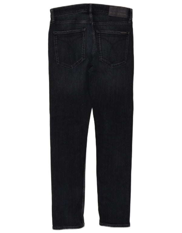 Мужские джинсы скинни Calvin Klein W32 L30 темно-синие, хлопок