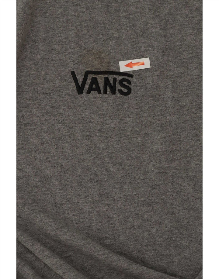 Мужская футболка Vans, маленький серый хлопок с крапинками