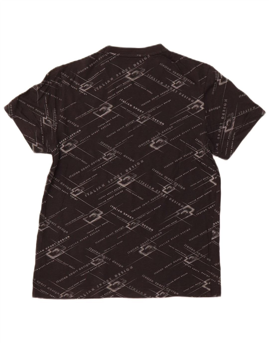 Женская футболка с рисунком LOTTO Top UK 10, маленькая, черный хлопок