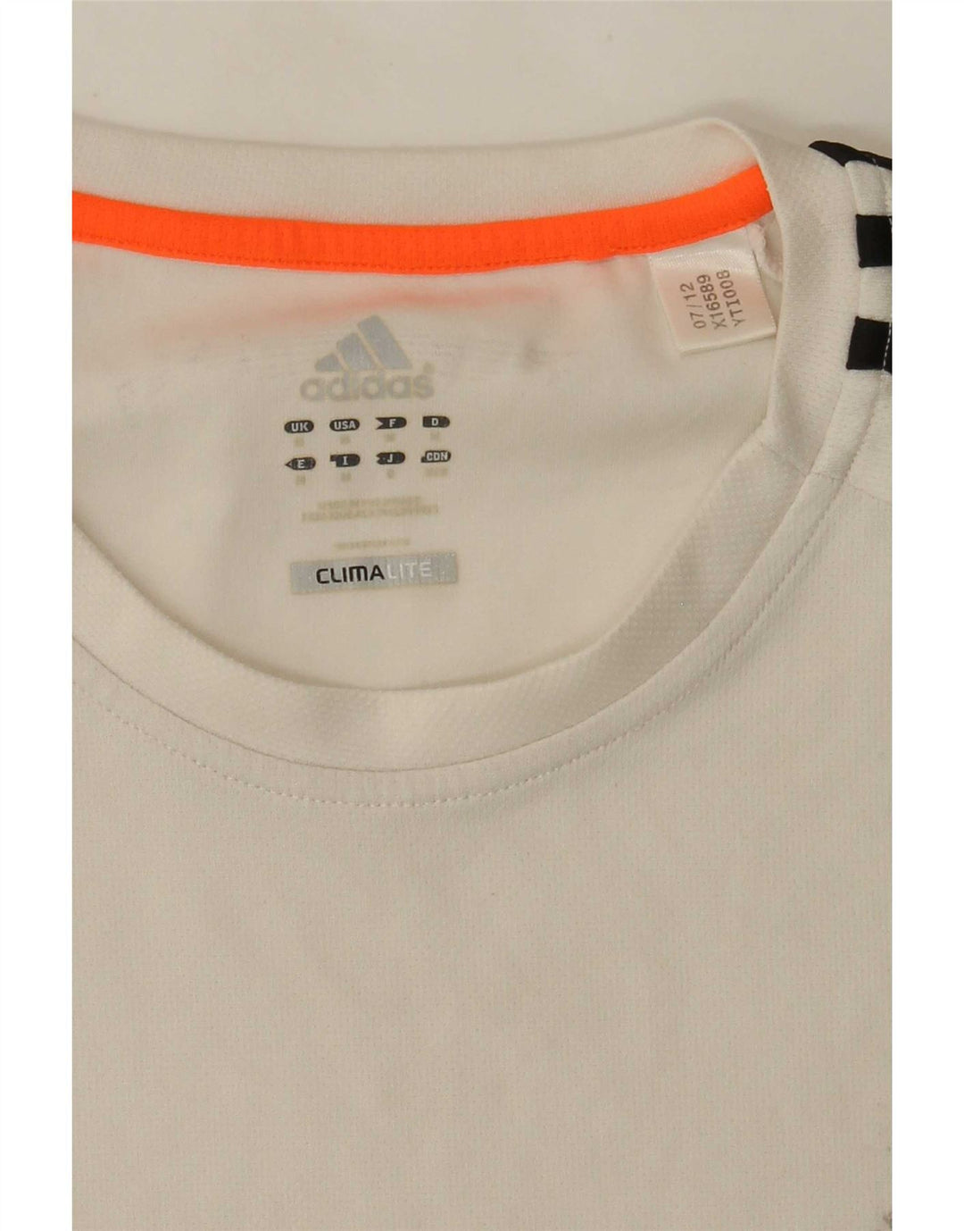 Мужской жилет Adidas Climalite, средний белый