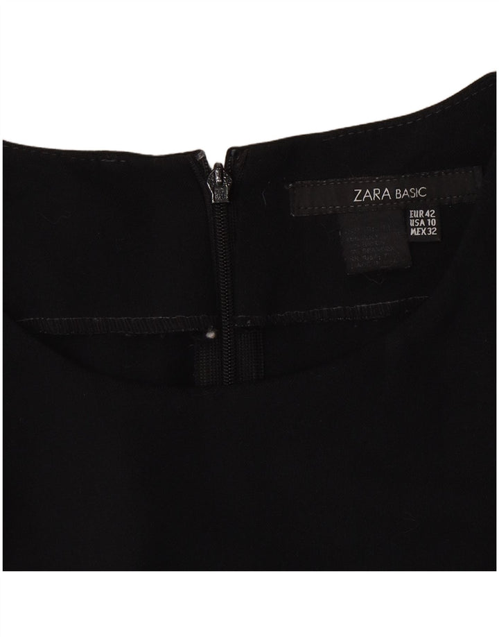 Женское платье-футляр без рукавов Zara EU 42, большое черное