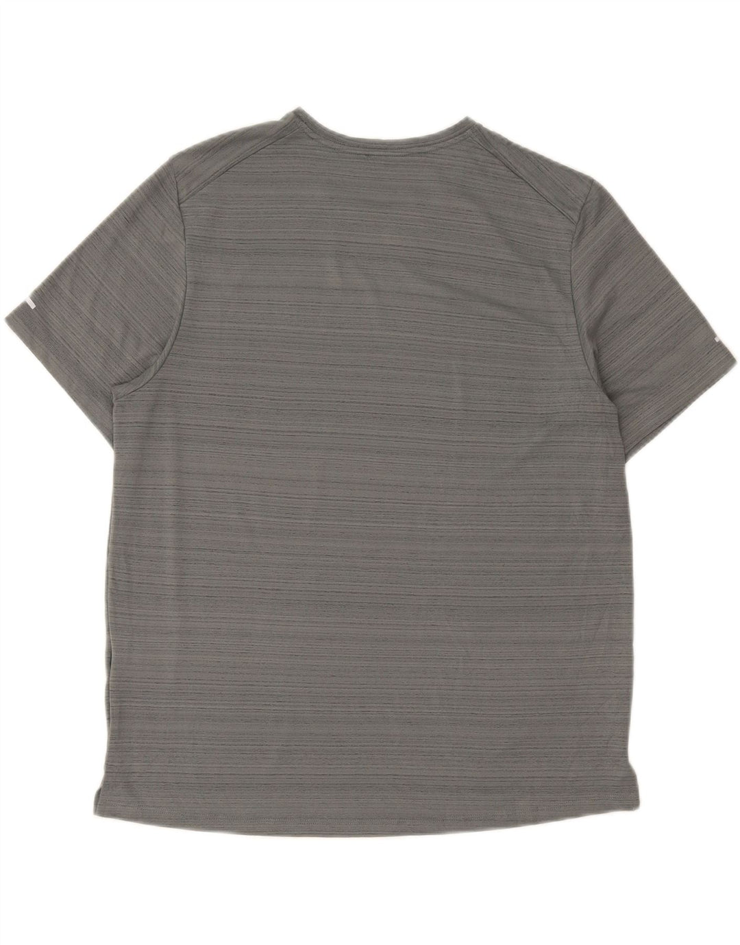 Мужская футболка Nike Dri Fit из полиэстера в тонкую полоску большого серого цвета