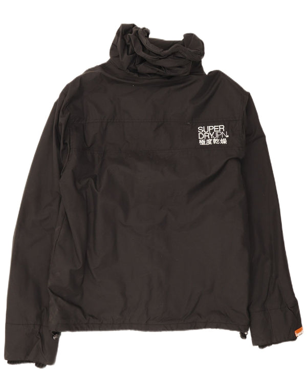 Мужская ветровка с капюшоном Superdry UK 44 2XL, черный нейлон