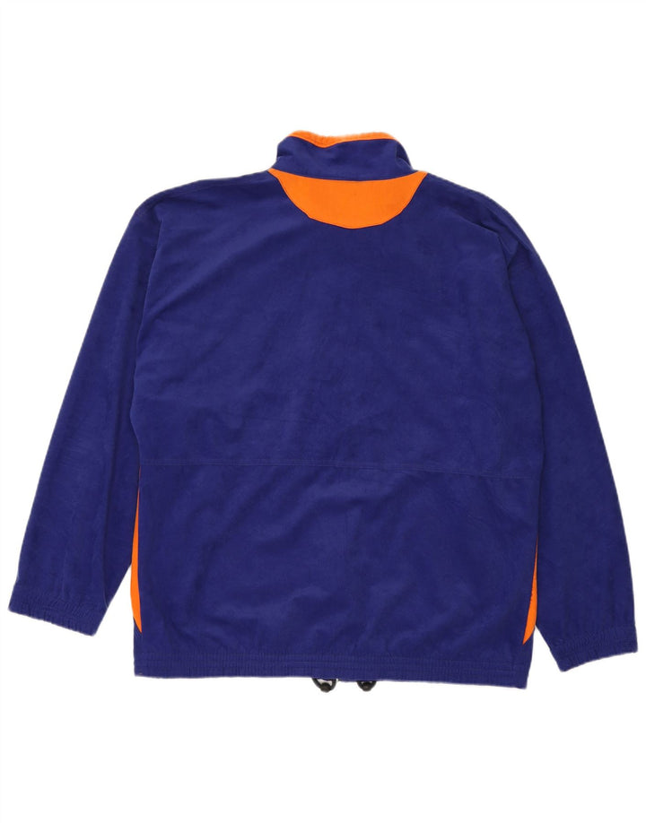 Мужская флисовая куртка MC Kee's UK 42 XL, темно-синий полиэстер с цветными блоками
