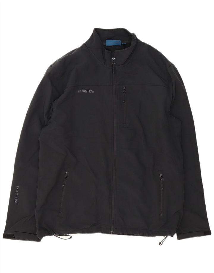 MOUNTAIN WAREHOUSE Мужская куртка-ветровка UK 44 2XL, черный полиэстер
