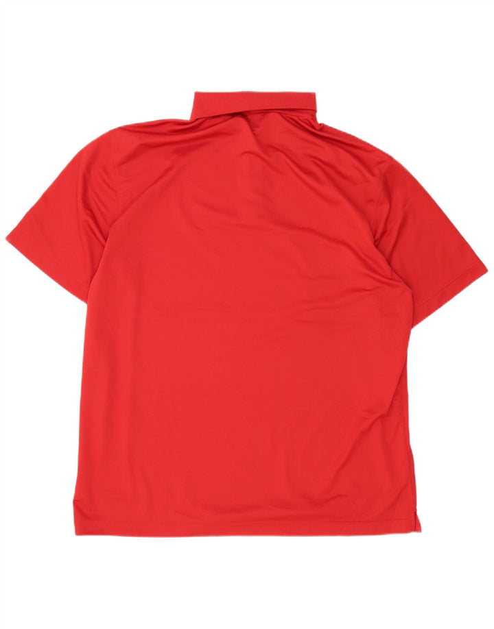 Мужская рубашка-поло Nike Dri Fit XL, красный полиэстер