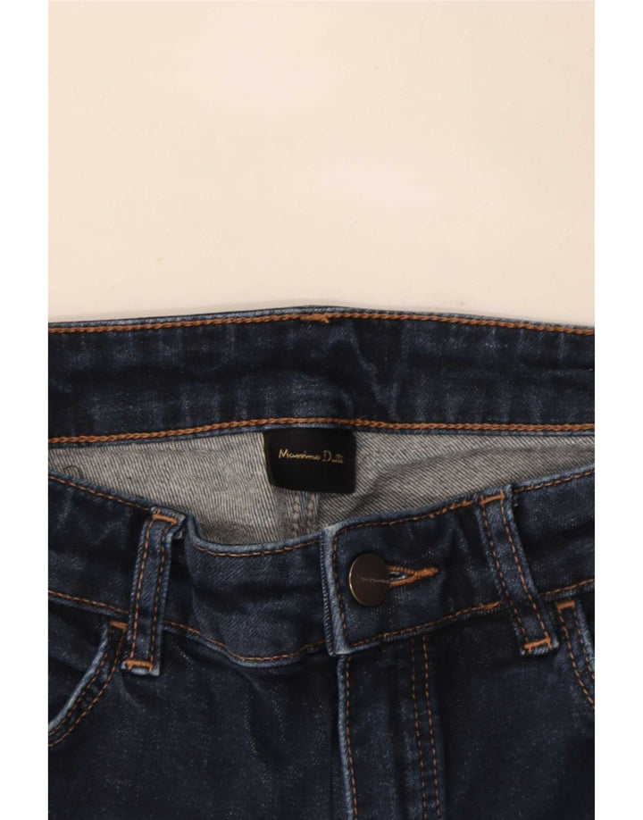 Женские узкие джинсы Massimo Dutti W28 L26 Темно-синие
