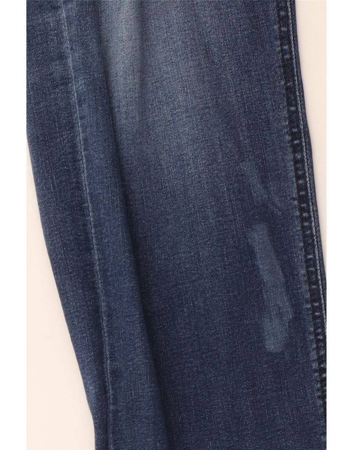 Hugo Boss Женские узкие джинсы Soft Motion W36 L34 Синие хлопковые