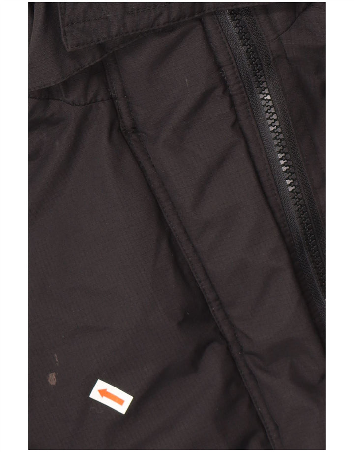 SUPERDRY Женская ветровка свободного кроя с капюшоном UK 10, маленькая черная