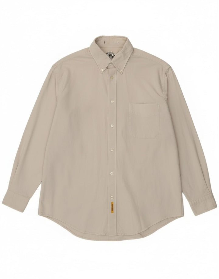 Б.Д. Мужская рубашка Baggies XL из белого хлопка