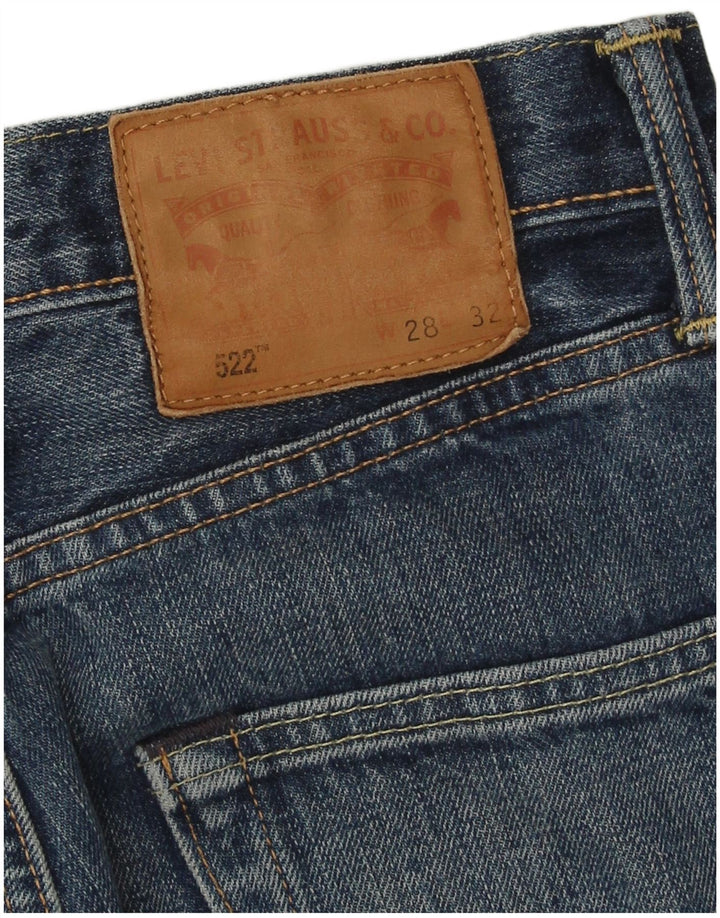 Мужские джинсы Levi's Slim 522 W28 L32 синие