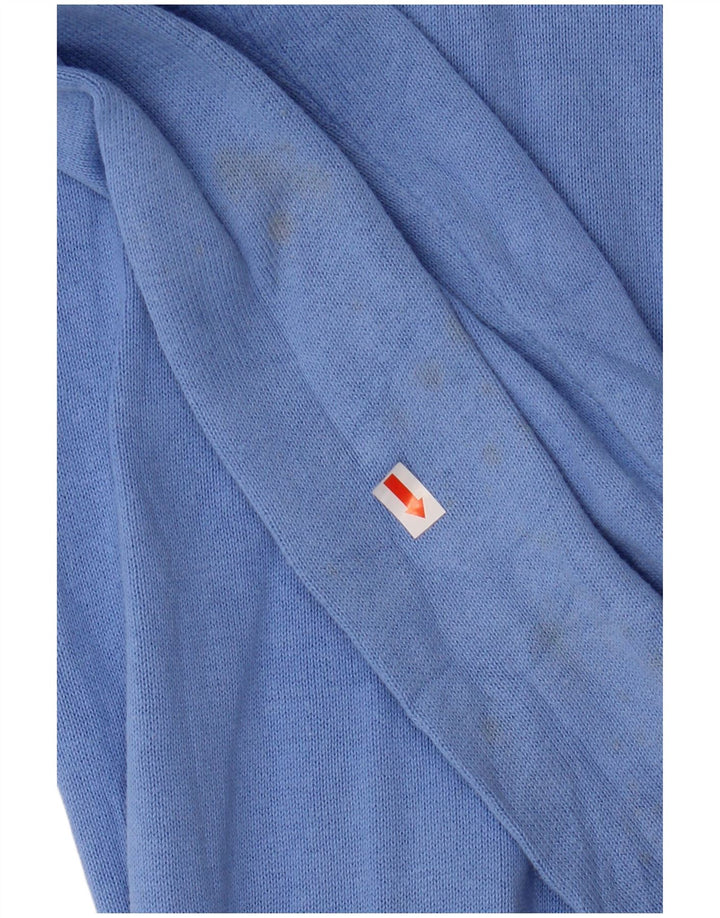 ОДЕЖДА ЭКИПАЖА Мужской джемпер с воротником на молнии, маленький синий хлопковый свитер