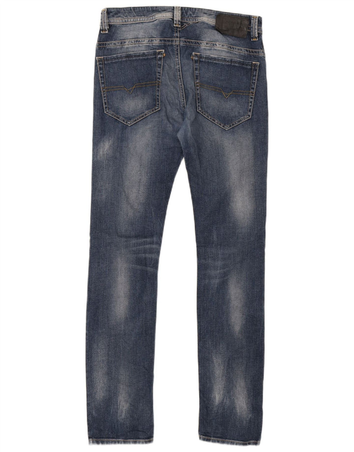 Женские узкие джинсы скинни Diesel Thavar W30 L32 синие