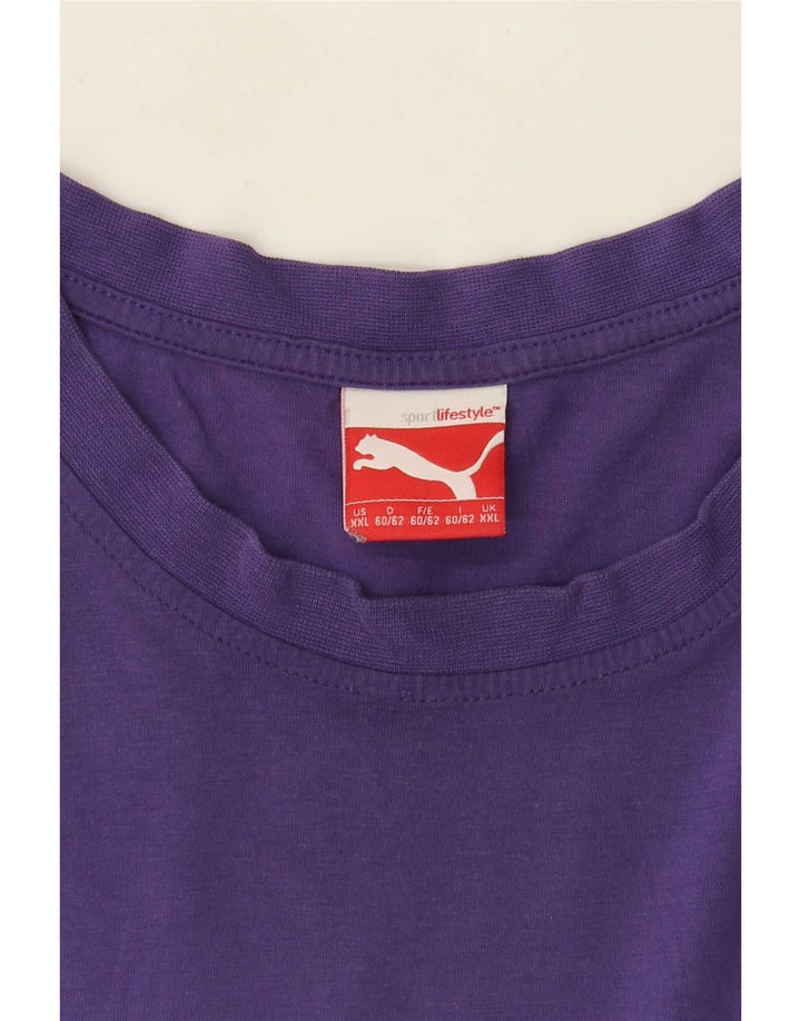 Мужская футболка Puma Top 2XL Фиолетовая